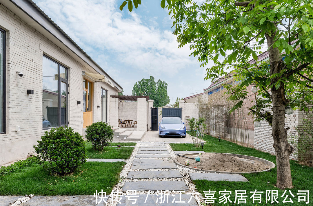 庭院|LDK一体化设计，原木色民宿小院演绎清新温柔的“梨园小筑”