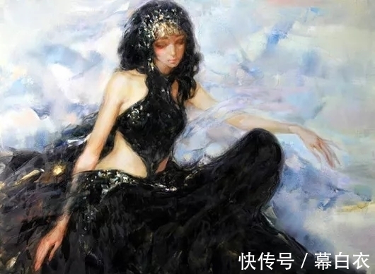 同时代#女画家斯卡菲娜,将女性描绘得如花般绽放