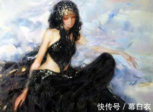 同时代#女画家斯卡菲娜，将女性描绘得如花般绽放