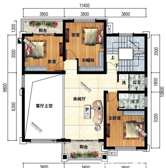 年代感|宽11米多的新中式别墅,前后通透式设计,漂亮又有年代感