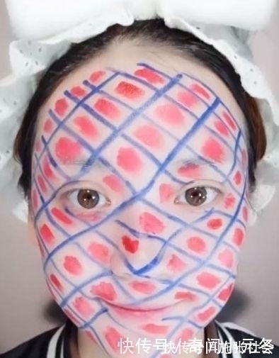 酸甜排骨|女子化“菠萝”妆去接老公，妆后很减龄，网友坐等卸妆了