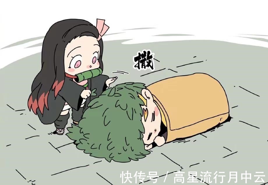 伊之|鬼灭之刃祢豆子昼夜颠倒,区别对待三人,炭治郎睡醒以为无惨来过