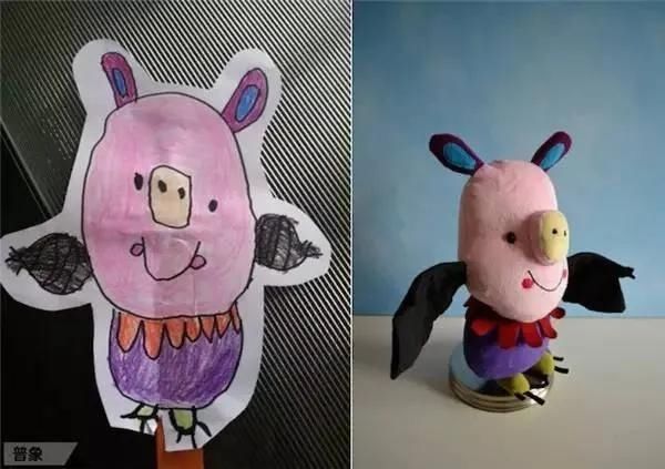 画作|儿子涂鸦画作老爸PS神魔改，引来77万粉丝围观