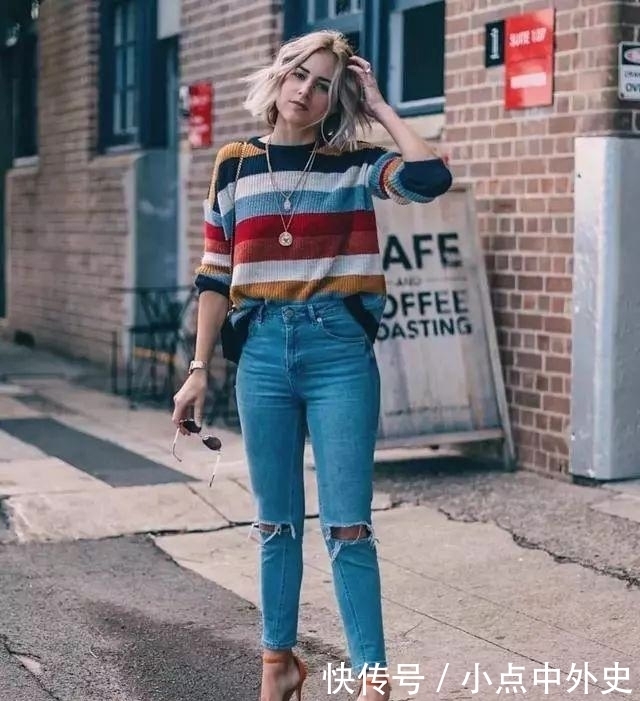 开春百搭又时髦的组合，怎么少得了毛衣+裤装！