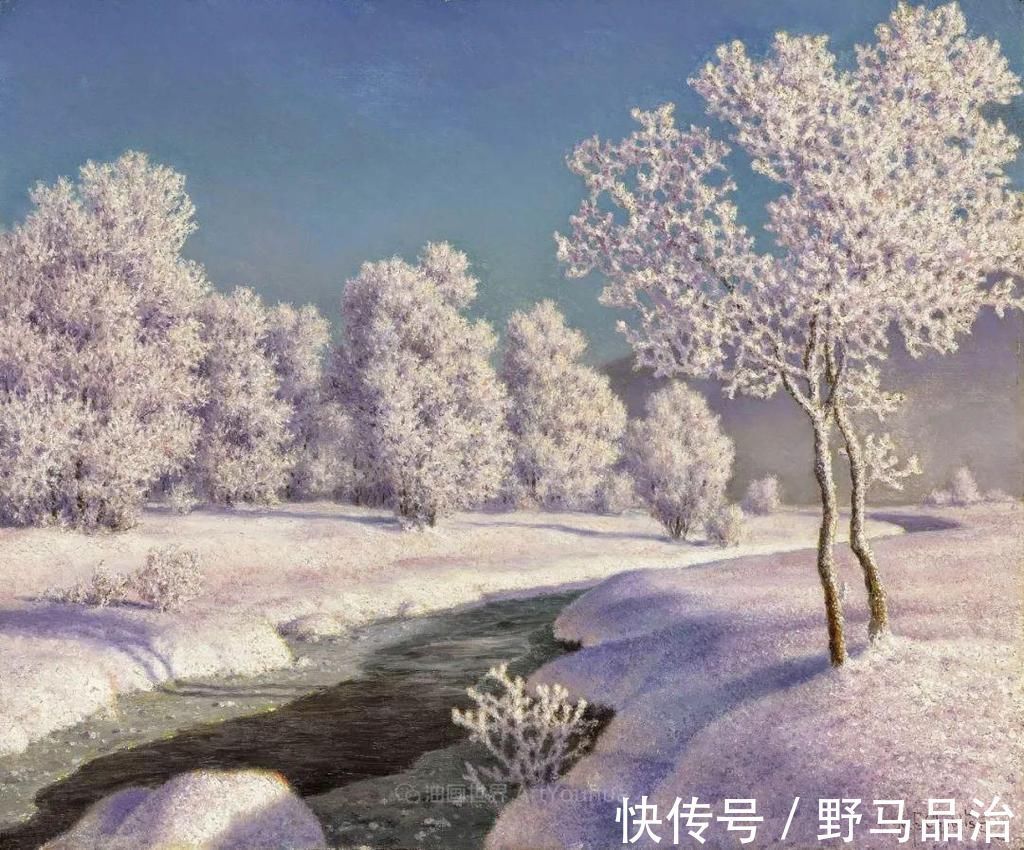 伦敦时报$这位俄罗斯画家，不愧为光与雪的大师！