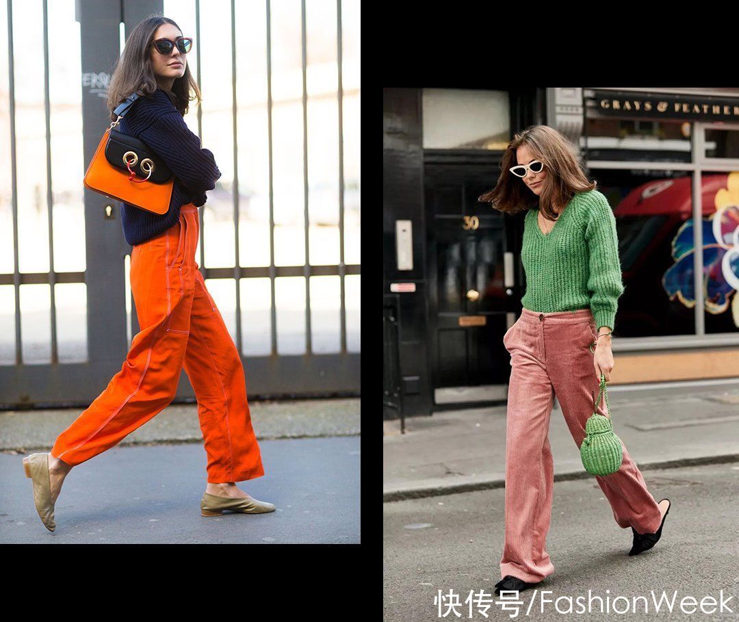 时髦人的秋冬，没点吸睛色彩怎么行