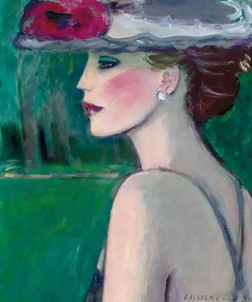 野兽主义#皮埃尔·卡西尼尔:领略野兽主义奔放节奏和表现主义浓烈意蕴油画作品