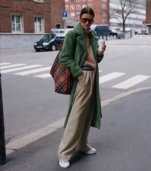  呢子大衣|大衣＋阔腿裤＝今冬最in穿搭，选对单品，绝对又美又气质