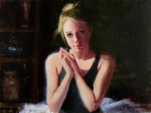 施耐德$在绘画的道路上,他认为自己永远是一个学生