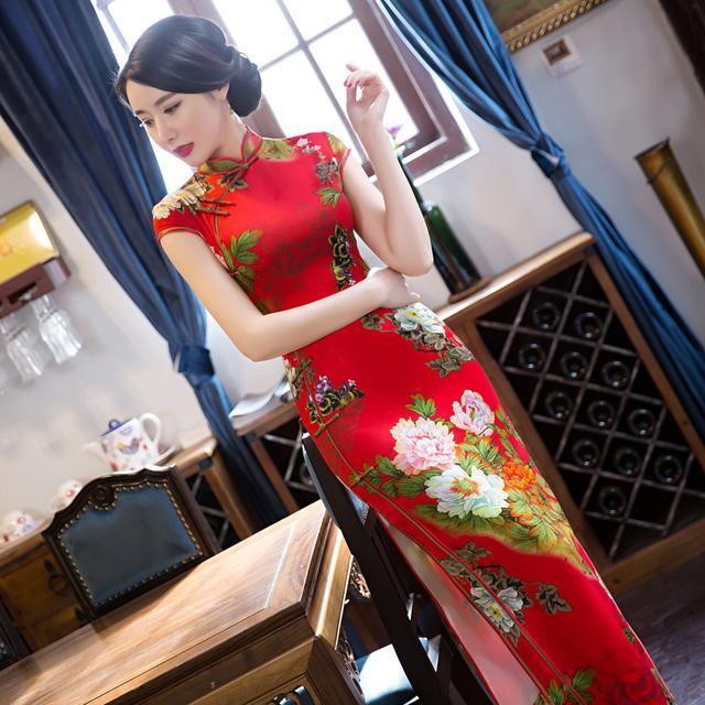 女人味|改良旗袍连衣裙,独具女人味