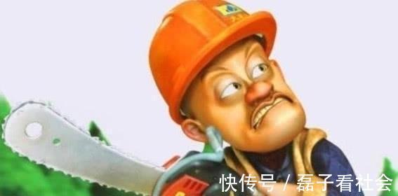熊出没|熊出没：本以为光头强颜值是遗传，看到他妈妈的脸后，原来是变异