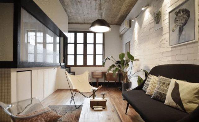软装|75平简约工业风,文化砖的毛坯感,结合软装也显精致浪漫!