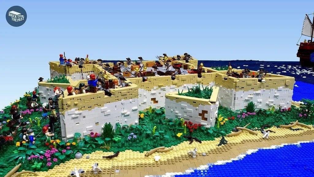 用乐高还原《海贼王》七武海原型“海盗之王”亨利·摩根的故事