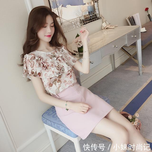 性感|炎炎夏日，浪漫又清凉当然首选雪纺衫了