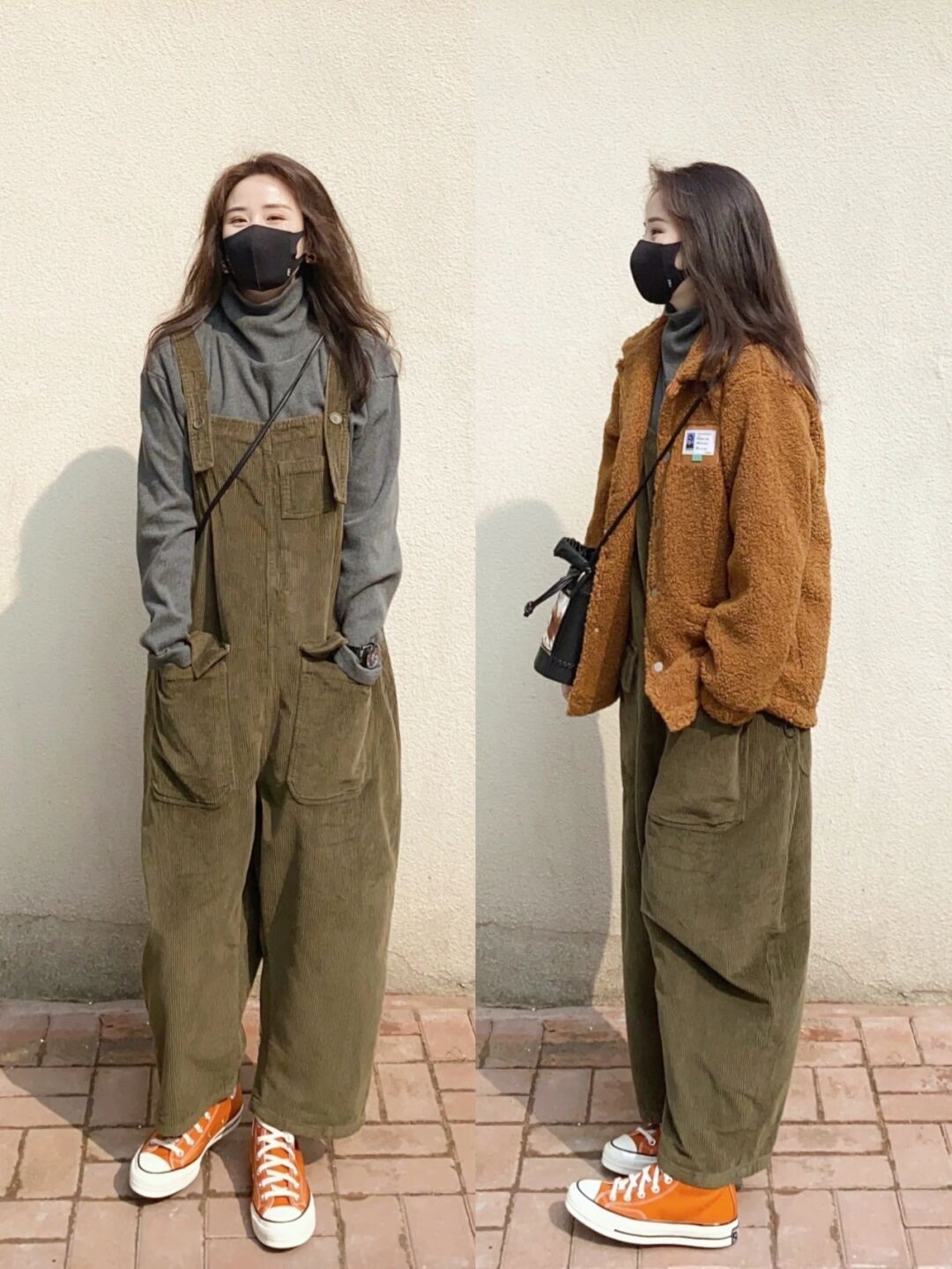 冬季 可爱风的女生,冬季用“羊羔绒单品”搭裙装和裤装,保暖又时髦