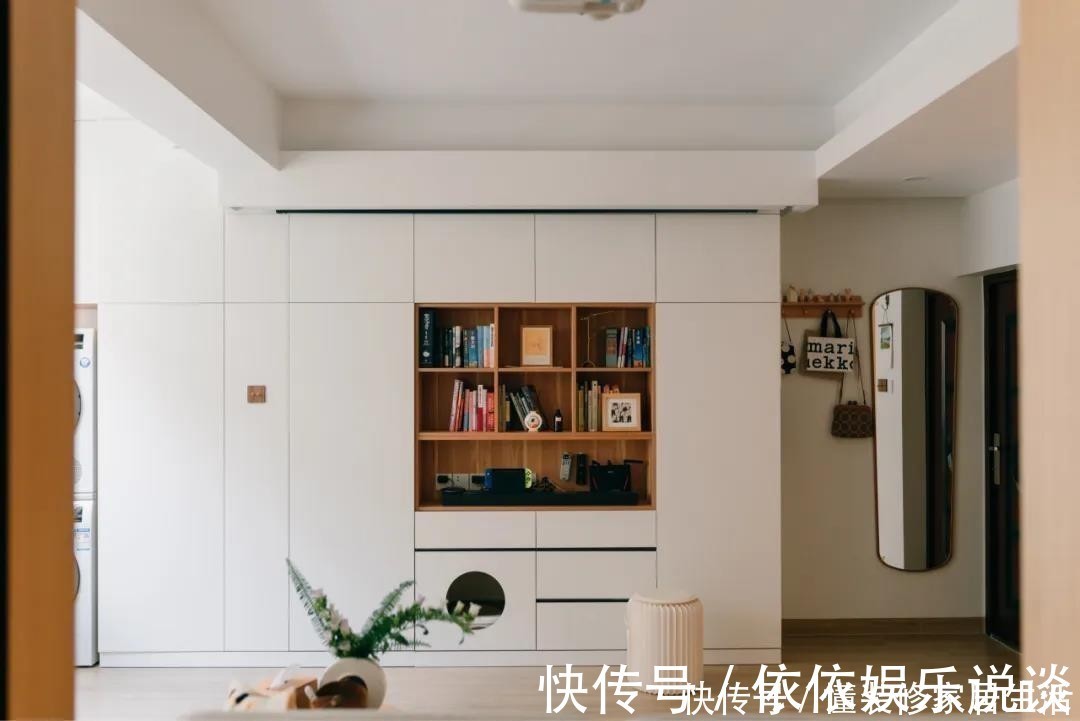 空间|99㎡装修坚持做一体化,该有功能区一个没少,空间反倒更敞亮了