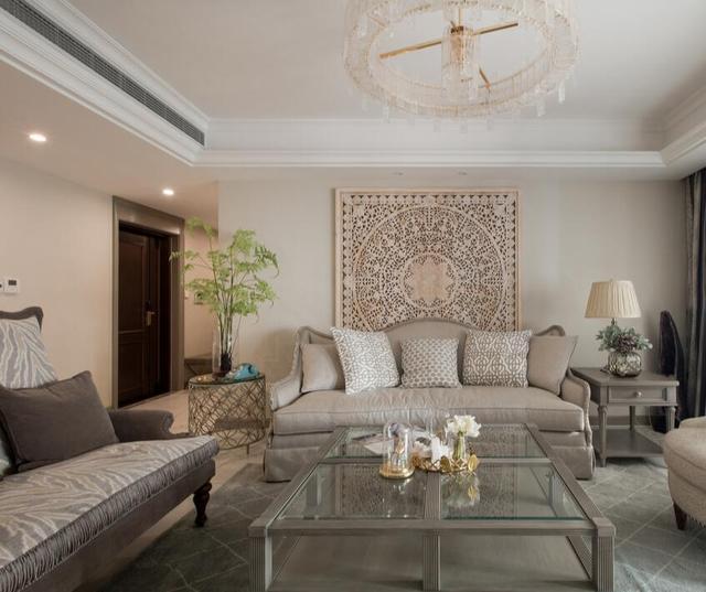 美式|别再纠结客厅背景墙了,给你7款实用设计,适合欧式、美式、现代