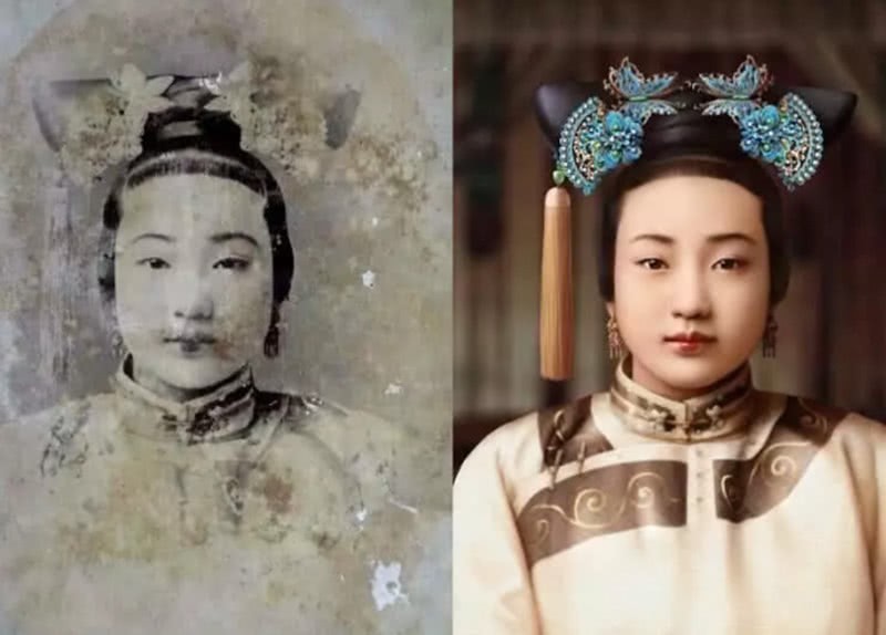 修复|照片修复前VS后,林徽因好美,光绪变帅,看到她:难怪当了太后