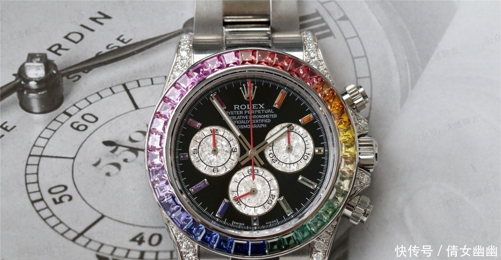 机芯|N厂4130机芯劳力士镶钻彩虹迪通拿完整评测
