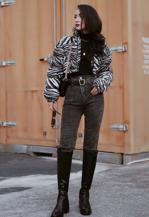 小姐姐|羽绒服怎么穿才时髦?建议“越短越好”,160cm小个子有救了