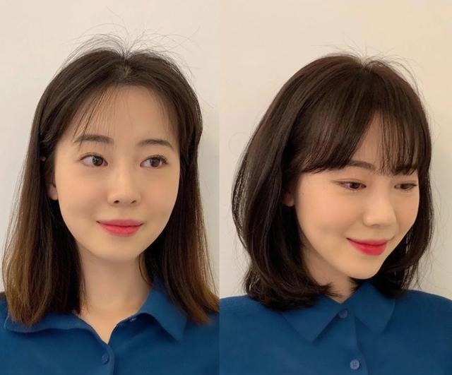 直发 剪对发型,堪比整容,普通人也能变气质女神,美到自己都笑了