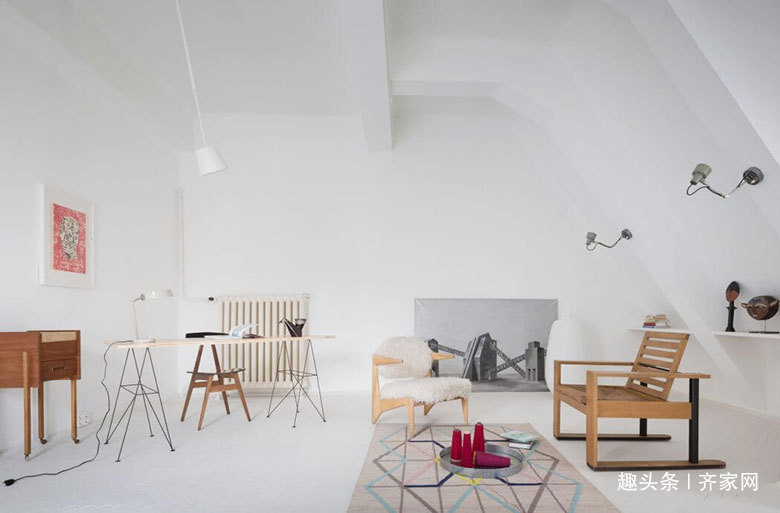 北欧复式|120平北欧复式,把心情妆点成蓝色和白色,好好感知家的惬意