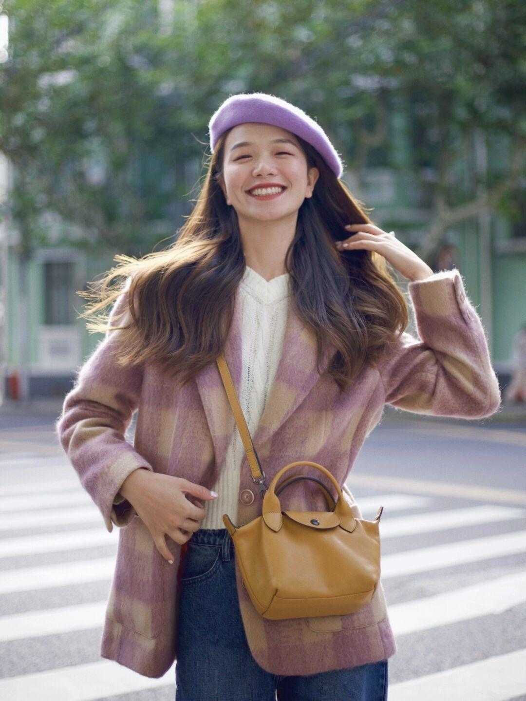 牛仔裤|格纹西装才是今年最in单品,配牛仔裤、半身裙都时髦,百搭又洋气