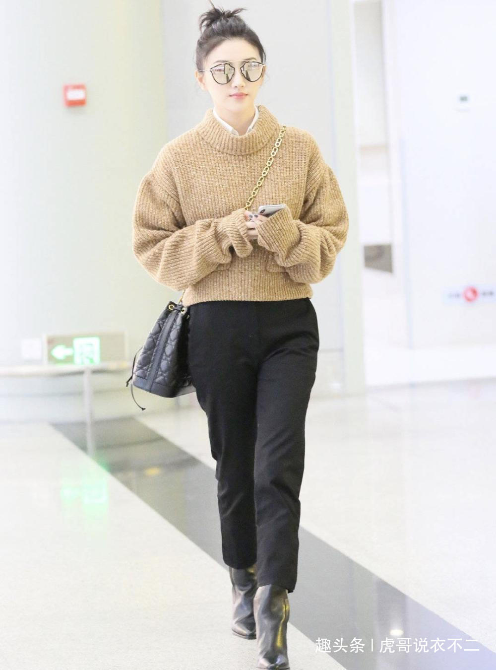 街拍 冬天要学会挑裤子，这样才能穿出好身材好气质！