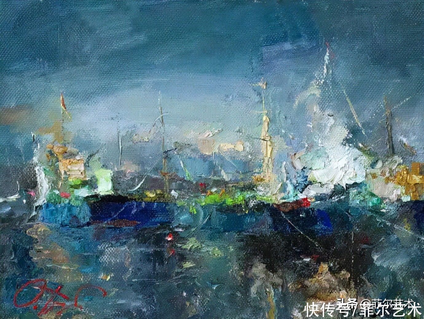 特罗菲莫夫|特罗菲莫夫独特的风景油画作品，每一张都叫绝了，真的很美