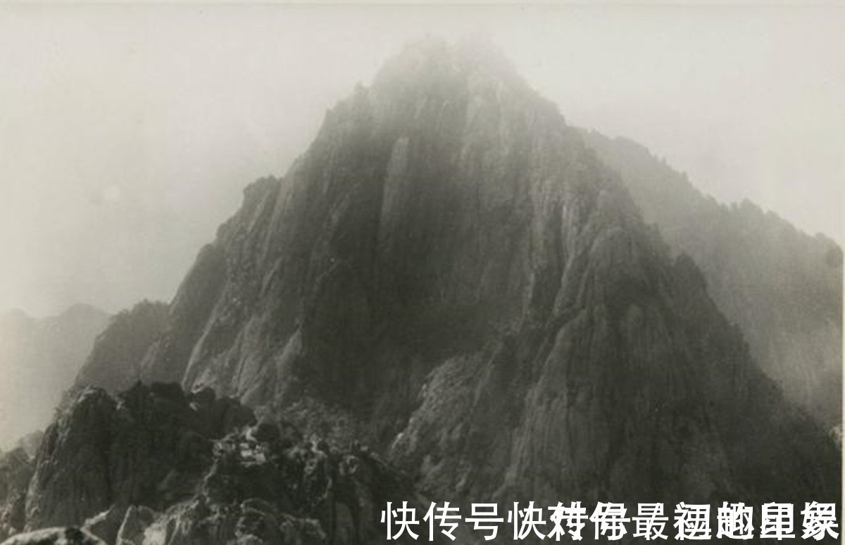 黄山|老照片：1929年的安徽黄山，有史以来最早的黄山实景照片