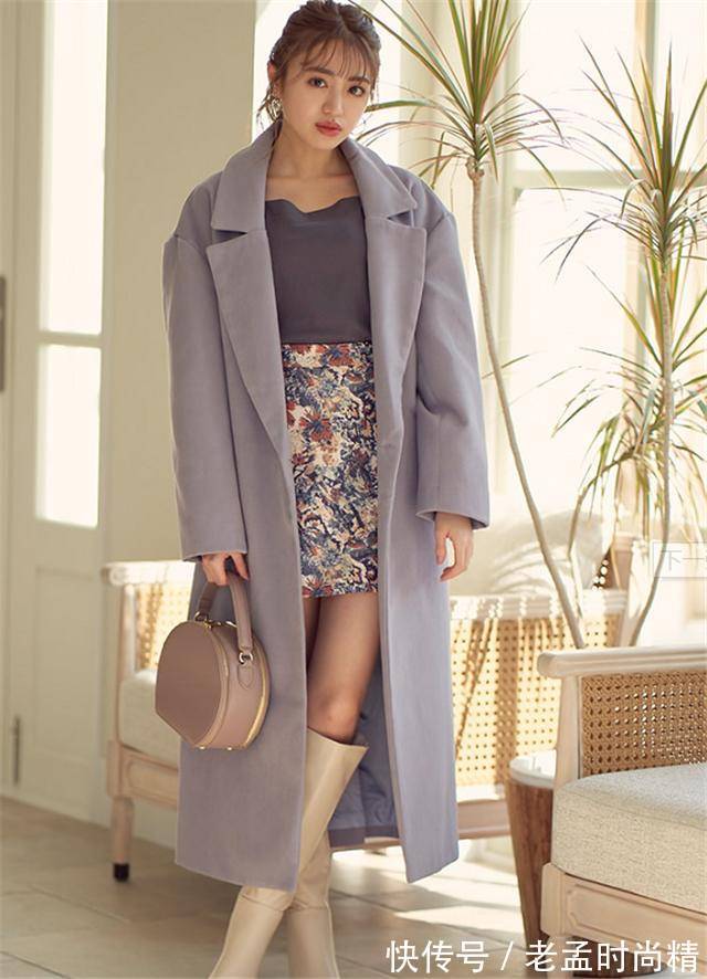 半身裙|腿粗+胯大的女生,可以考虑用“长”A字裙显瘦,看这样穿是有多美