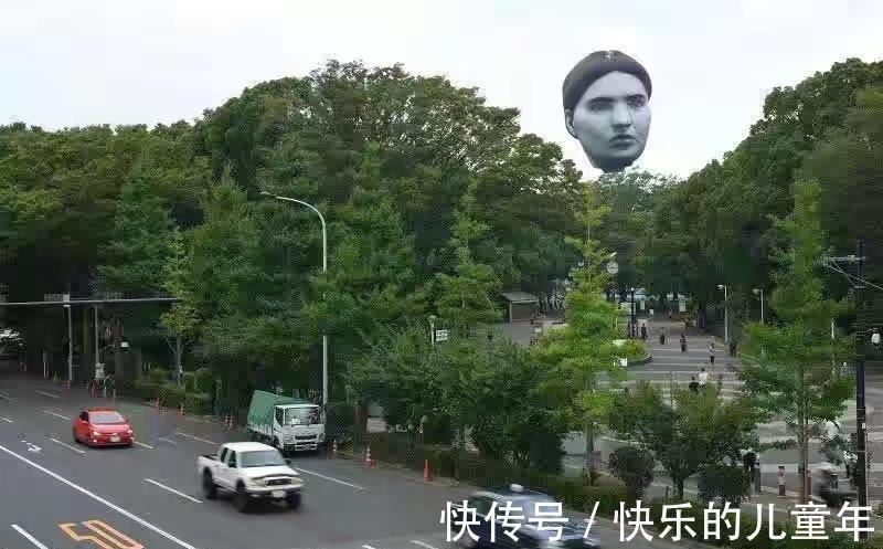 奥运会|现实版“人脸气球”，岛国出现人脸热气球，COS伊藤润二漫画？