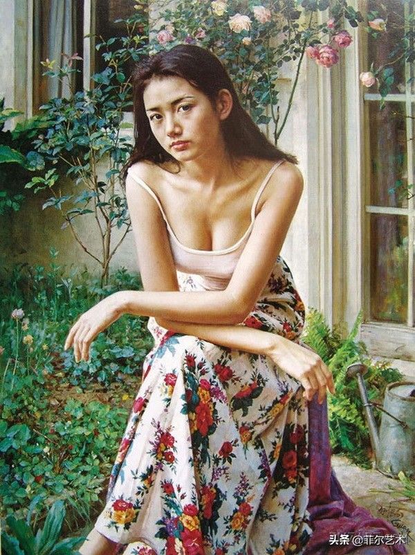 旅美画家关则驹最美人体油画，技法细腻、委婉含蓄