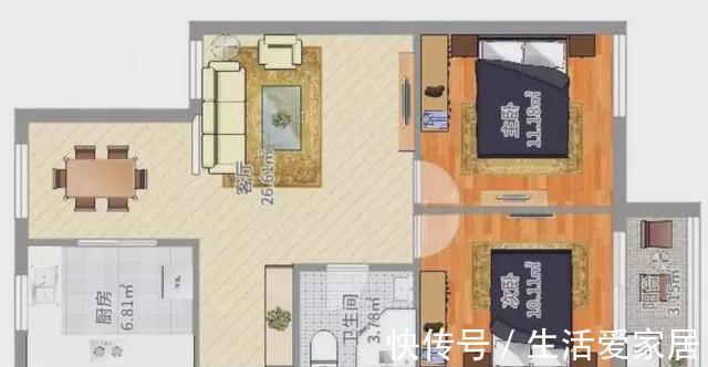 客厅|设计改变生活!62平老房改造,前后对比真的是让人惊讶!