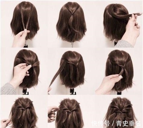 编发|已经腻了普通的公主头吗?短发各种编发造型,绑出时尚公主头!