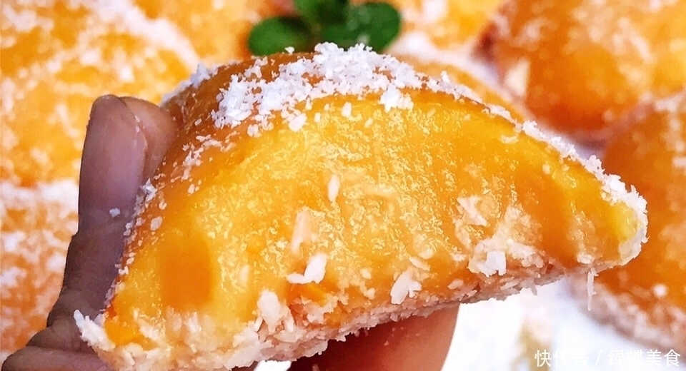 红薯饼|一碗糯米粉，一块红薯，不加一滴油，教你做红薯饼，Q弹有嚼劲