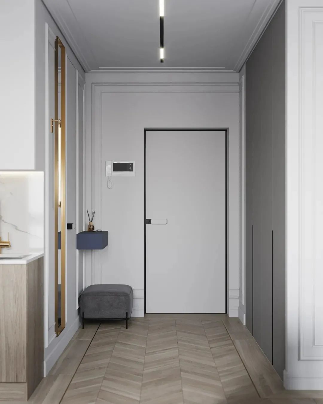 家装|80款入户鞋柜设计方案,人家这样装,太亮眼了