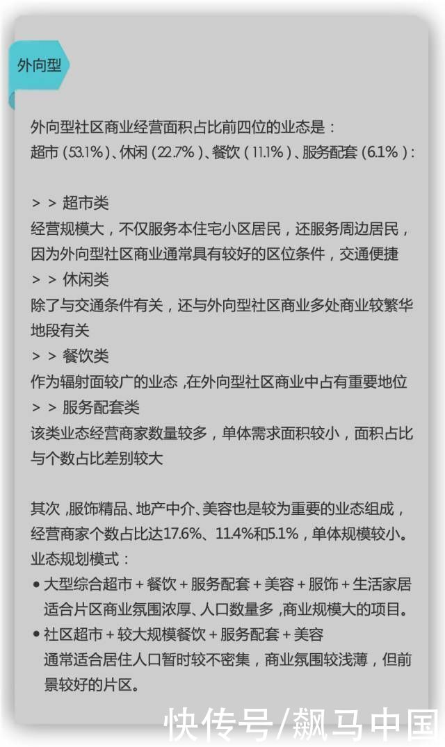 社区|社区商业产品定位及业态规划操作指南