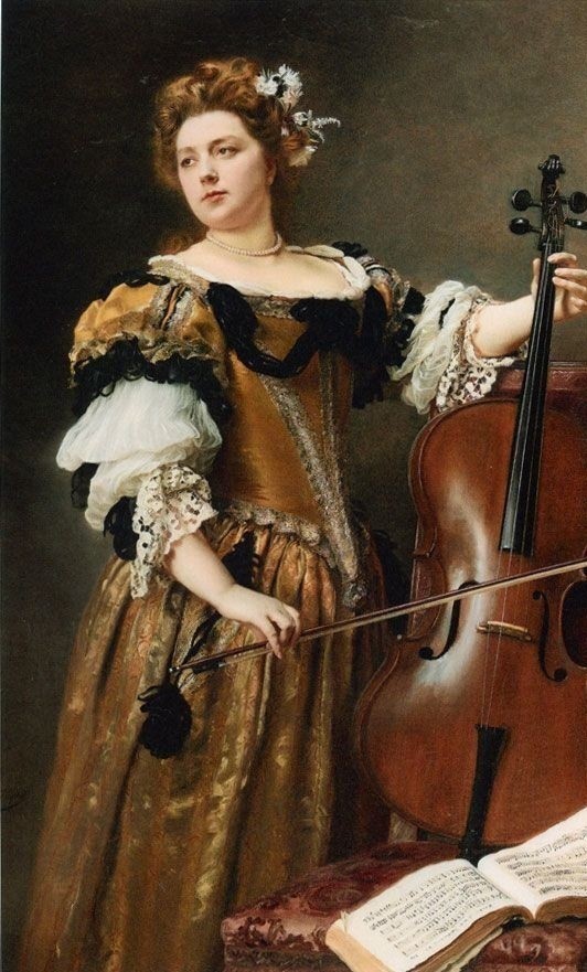 女性!著名画家布罗格的得意门生古斯塔夫的女性油画,太美了!