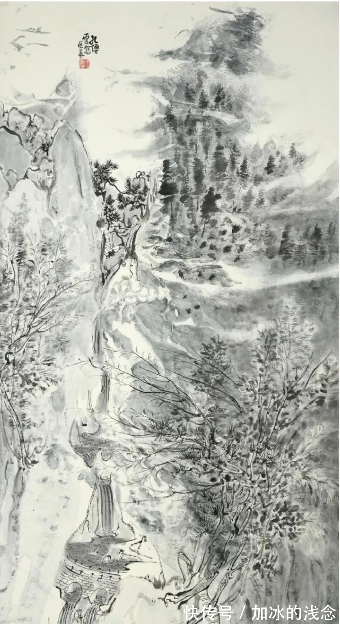 山水画$造境|张继华山水画