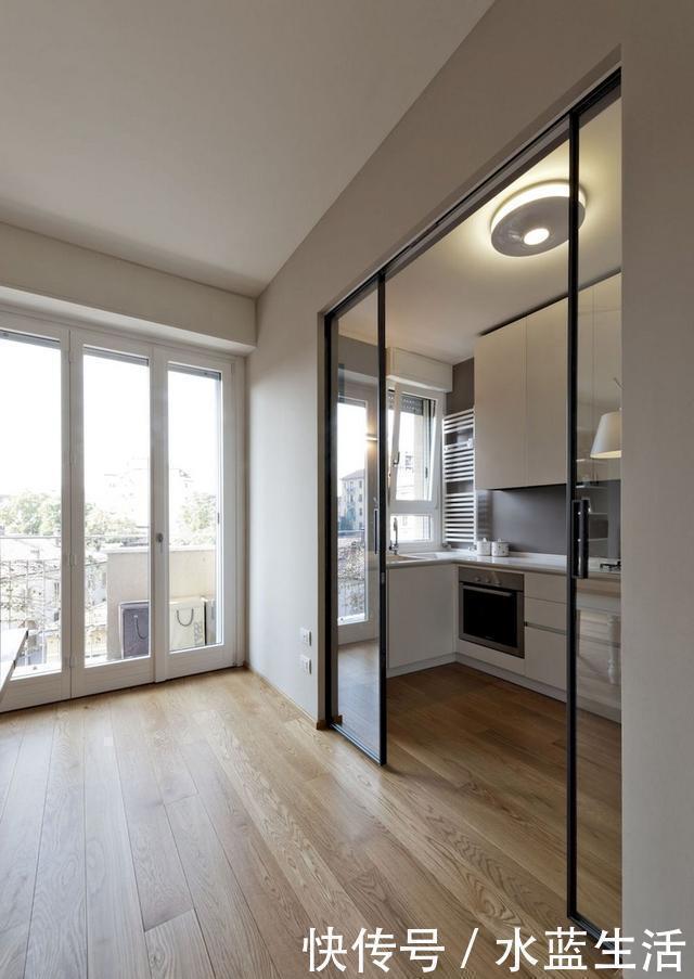 餐厅|我要有钱也买横厅户型,沙发不靠墙,餐厨一字排开,越看越高级