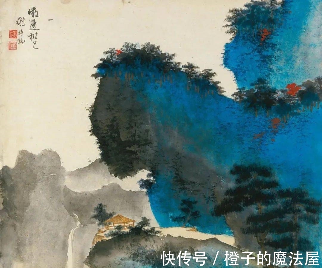 董其昌&他是500年来第一人,山水画让大师爱不释手,大千因他而犯错