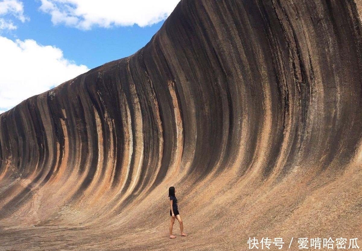 波浪岩|被定格住的“海浪”，游客：罕见的地质奇迹，大自然的神奇魅力！