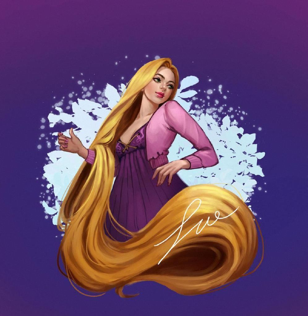 迪士尼公主@当迪士尼公主换上现代装,宝嘉康蒂很时髦,贝儿秀外慧中