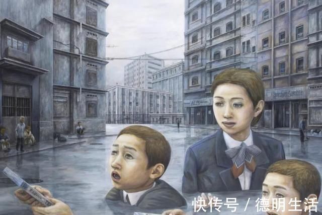 卡夫卡！日本超现实画家，画完一幅画后自尽，很多人无法坚持看完他的作品