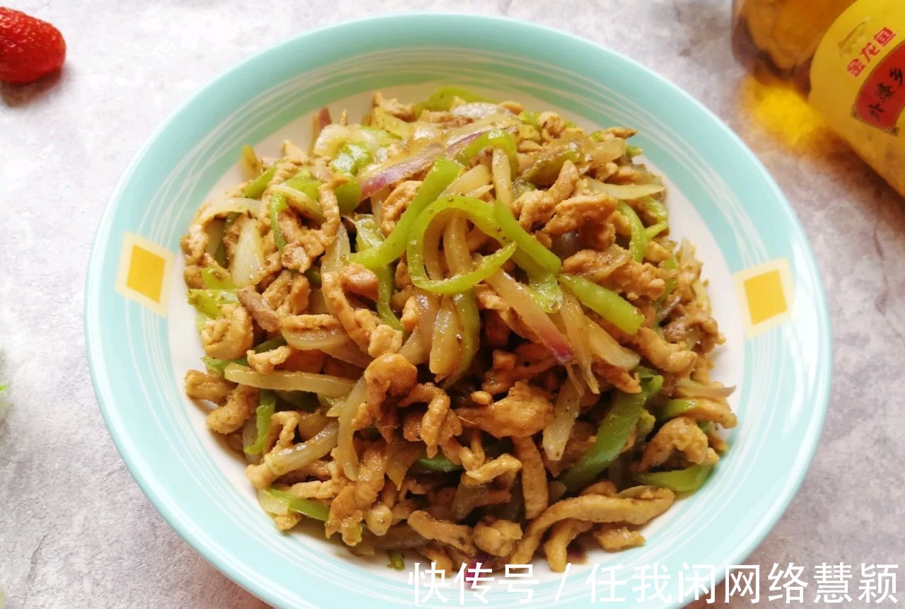 孜然炒肉这样做，满满的烧烤味，焦香脆口，香辣下饭