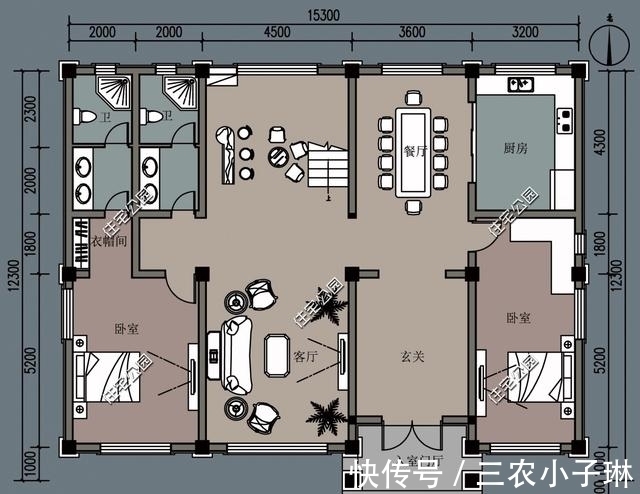 进深|7套三层农村自建房，户型方正、经典，还不赶快收了