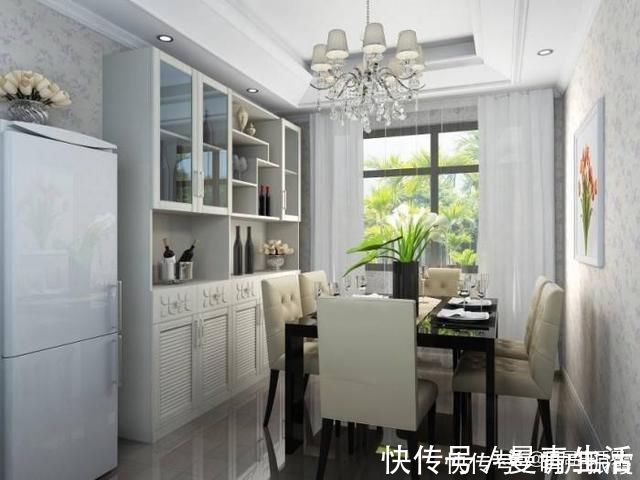 好处|如今太多人在餐桌边打个柜子,占地不到1㎡,好处杠杠多,真实用