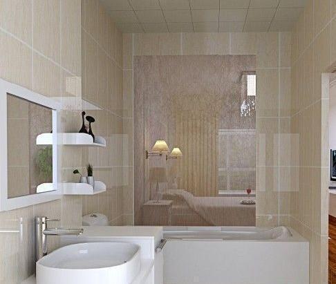 干湿|头一回见卫生间这么装,漂亮又省钱!买了房我也这么设计