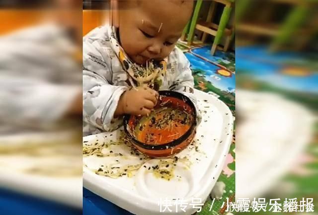 妈妈|妈妈出去买菜让爸爸喂宝宝吃饭,回来看到这画面,气不打一处来